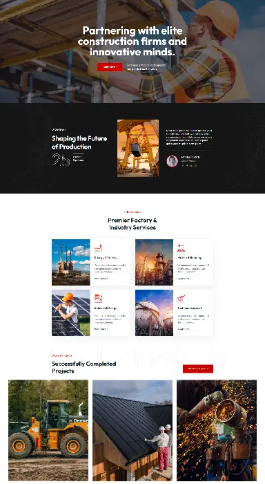 concreter website template