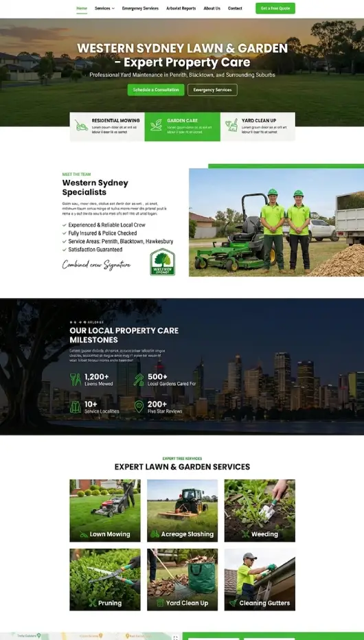 free lawn care websites