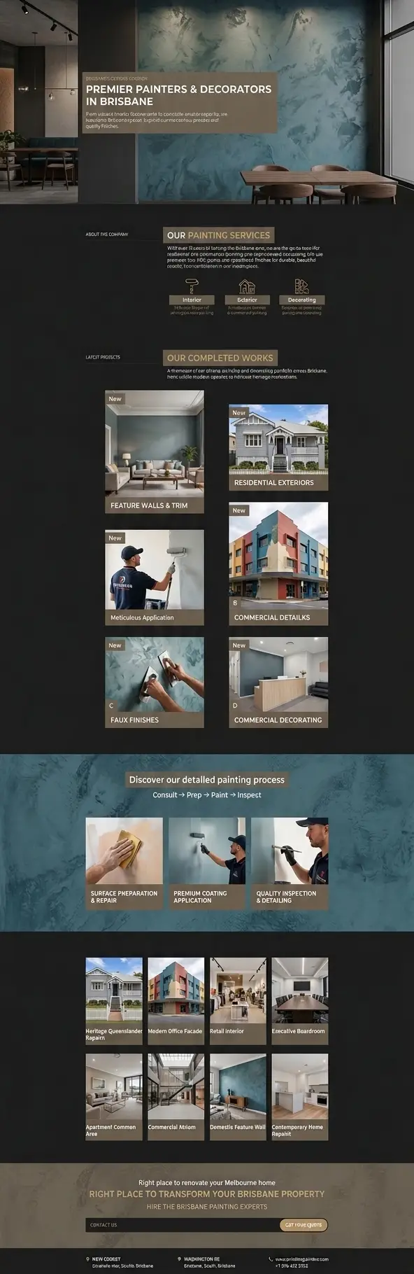 free website painters and decorators
