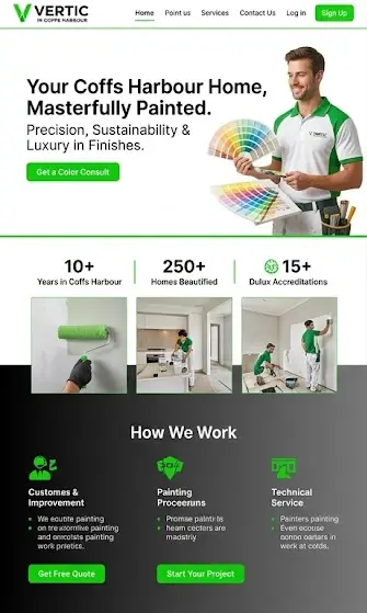 painter website designer