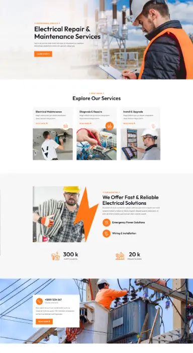 seo optimised websites for electricians